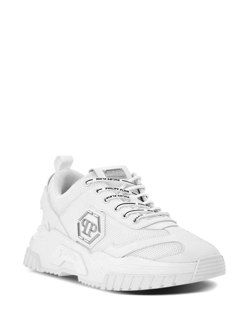 PHILIPP PLEIN Predator logo-plaque sneakers outlook