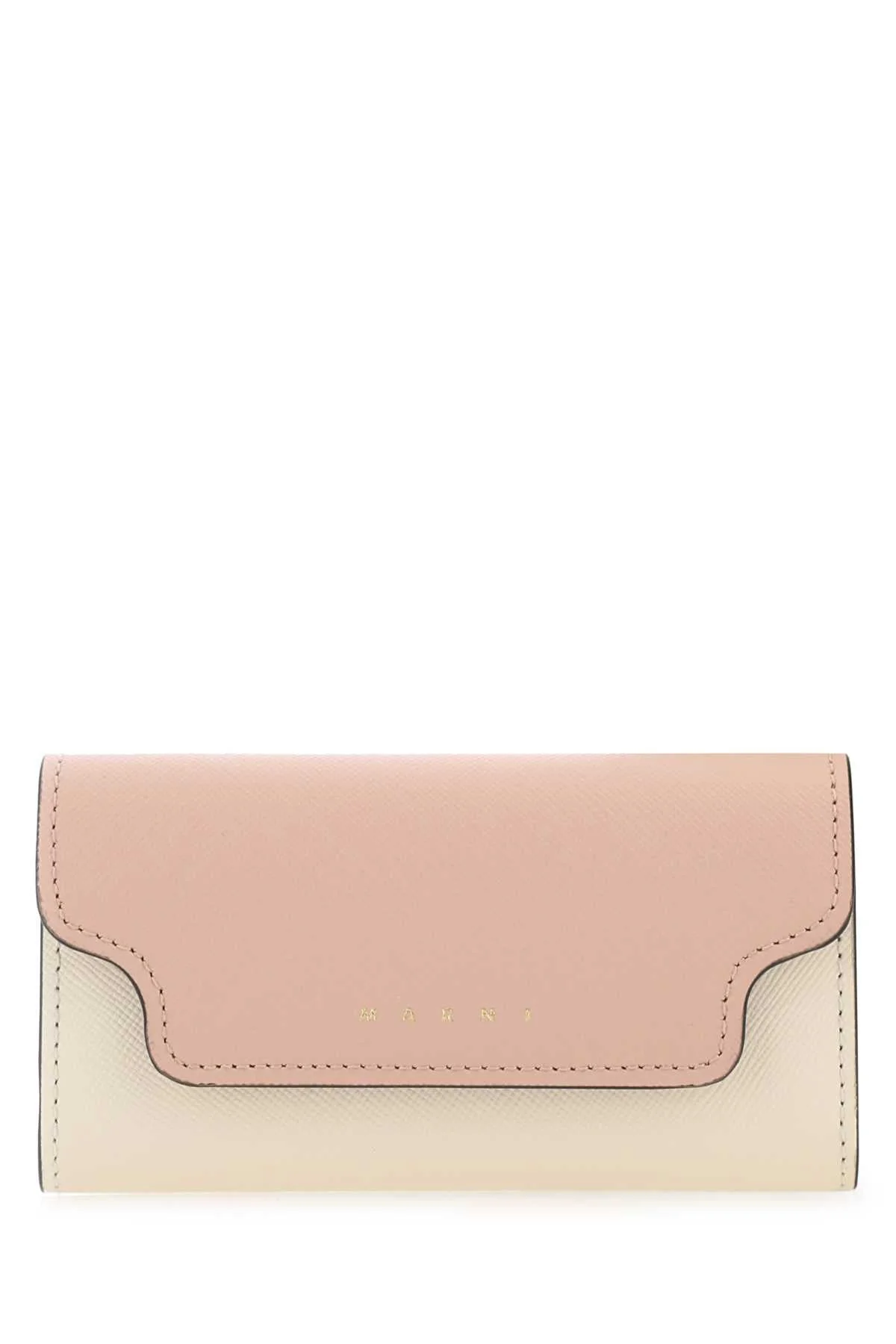 Marni Women Two-Tone Leather Key Chain Case - 1