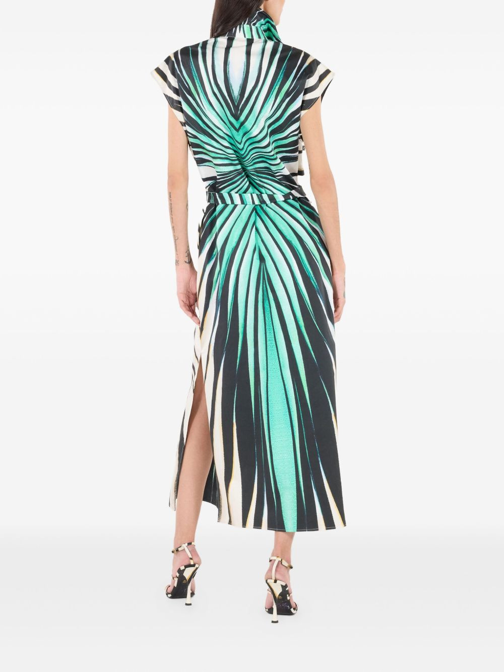 printed midi dress - 4