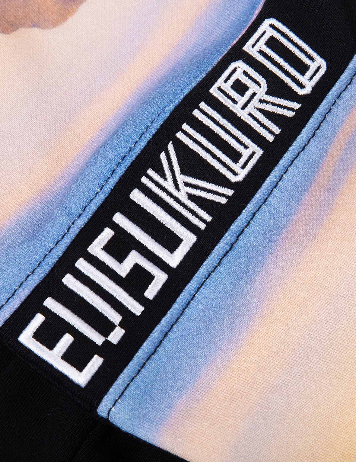 Digital Print Mock 2-in-1 Hoodie - 10