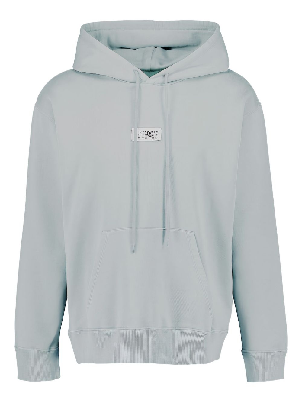 numbers-motif hoodie - 1