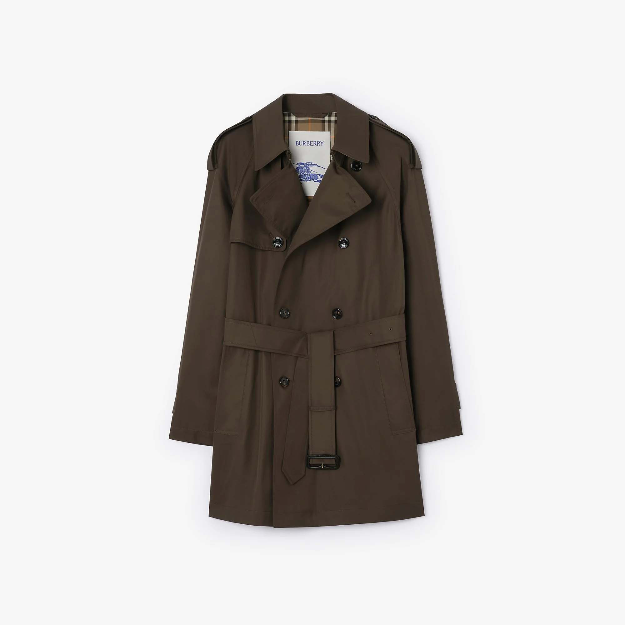 Mid-length Gabardine Leadenham Trench Coat - 1