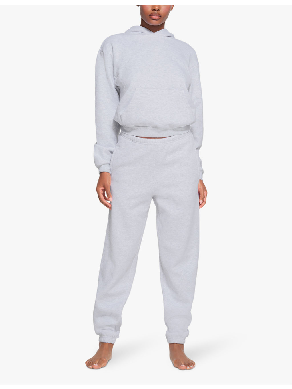 Elasticated-waist fleece jogging bottoms - 2