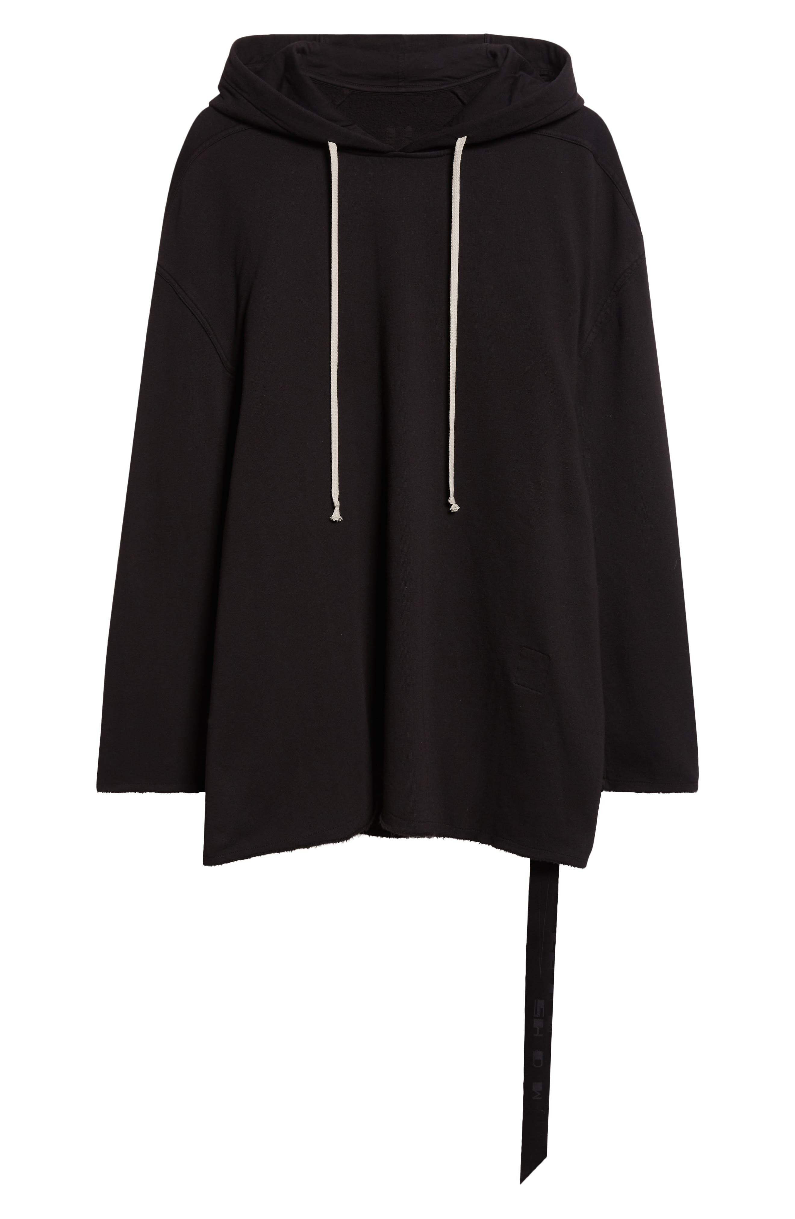 Rick Owens DRKSHDW Peter Oversize Hoodie in Black at Nordstrom - 5