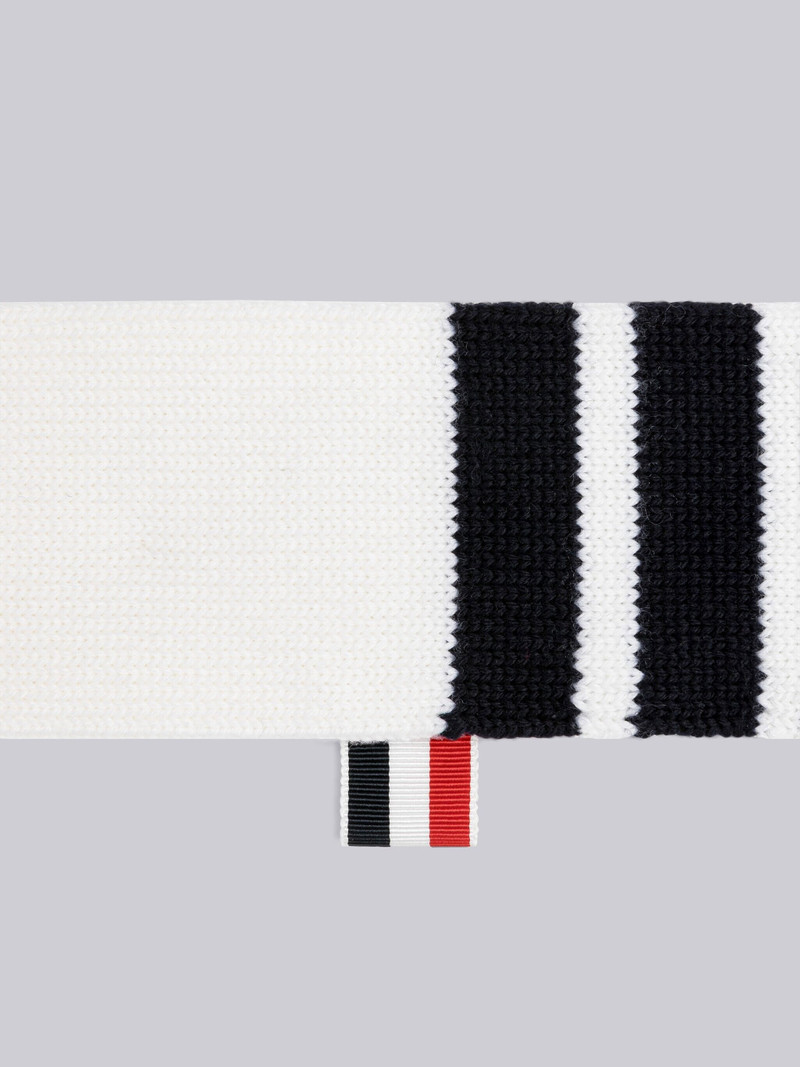 Thom Browne JERSEY STITCH MERINO 4-BAR HEADBAND outlook