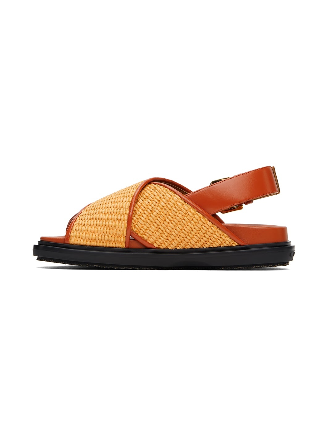 Orange Fussbett Sandals - 3