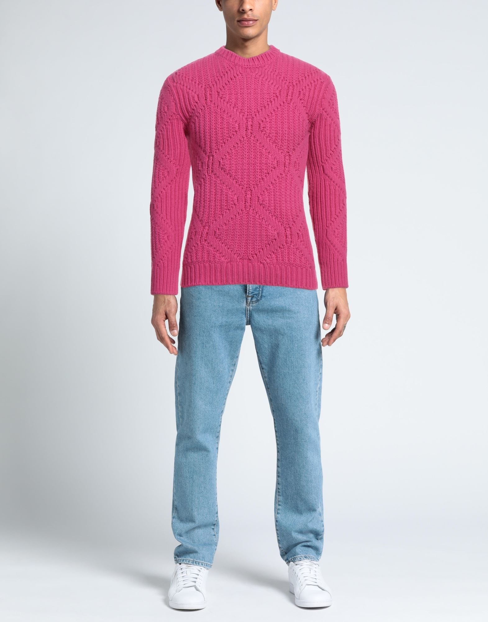 Fuchsia Men's Sweater - 2