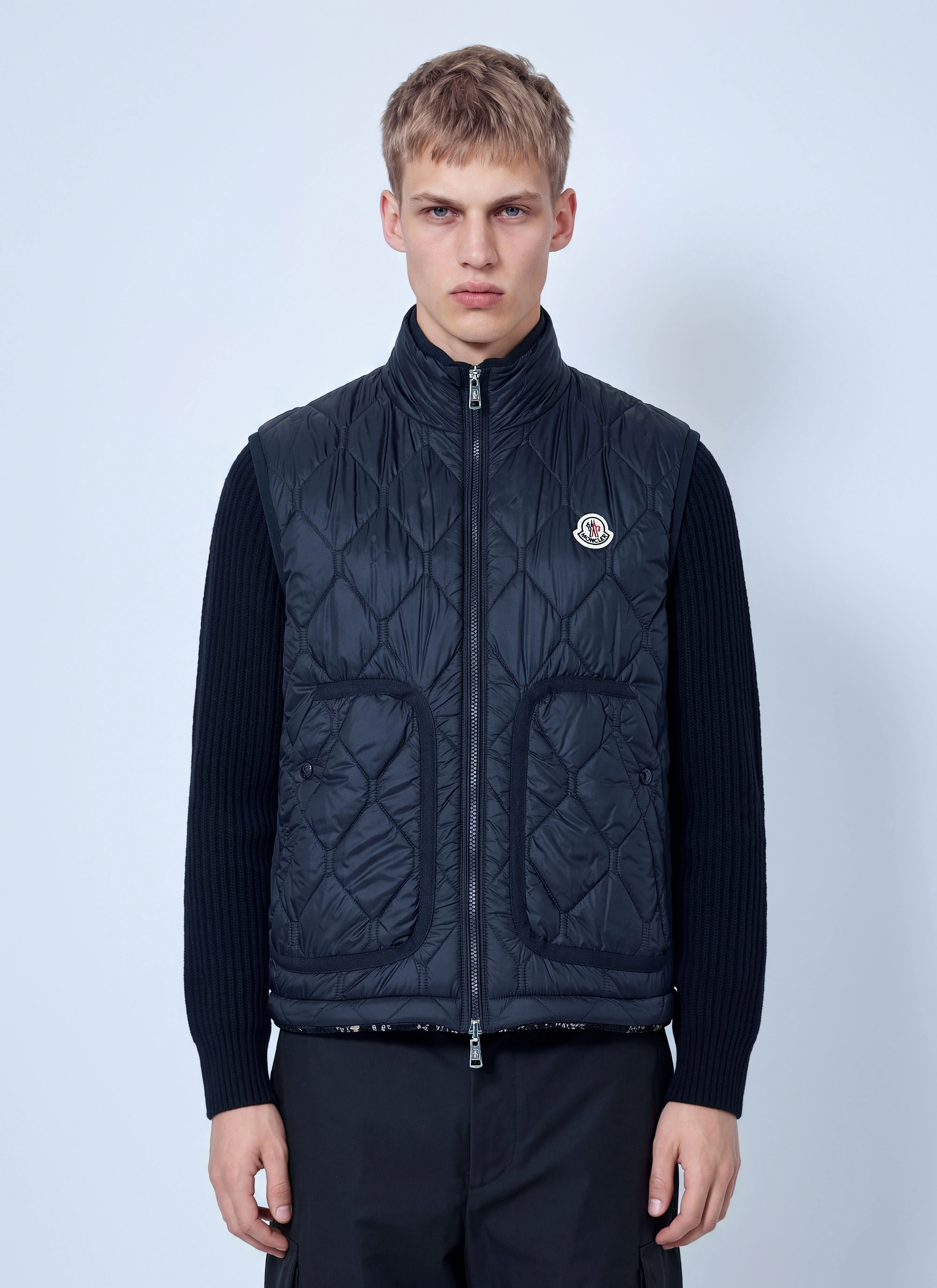 Reversible Paisley Print Padded Teddy Gilet - 1