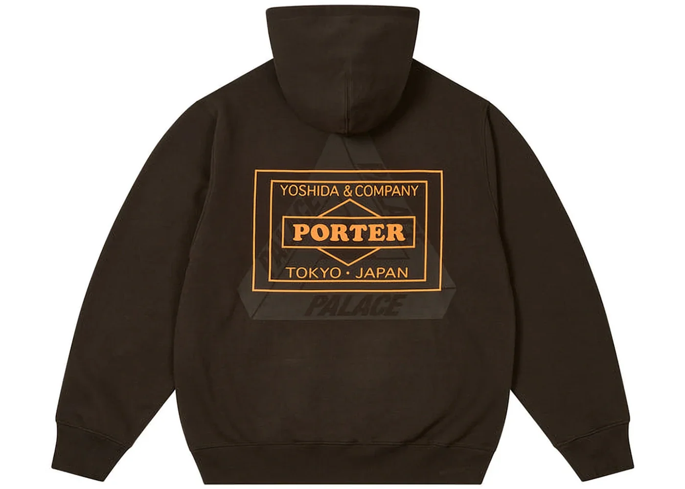 Palace x Porter Logo Hood Black - 1