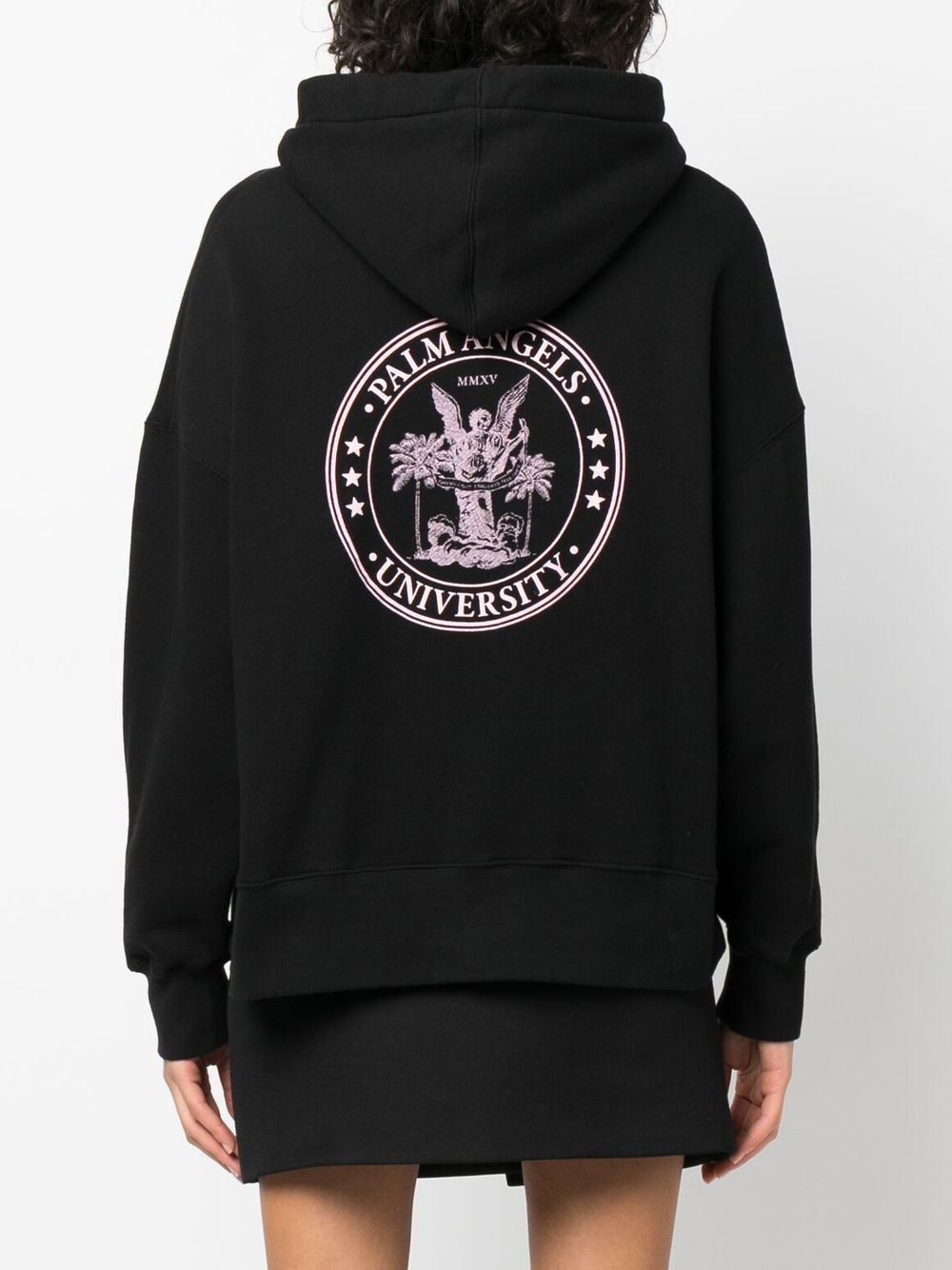 Palm Angels Logo Print Hoodie - 5