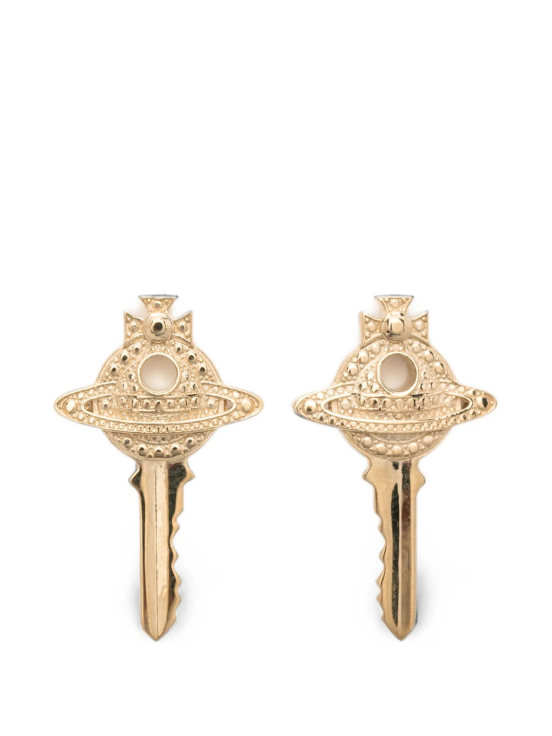 Vivienne Westwood Orb Key Earrings 1