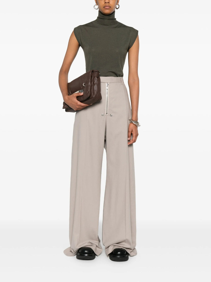 Rick Owens Tailored Wide Belas Wool Flannel outlook