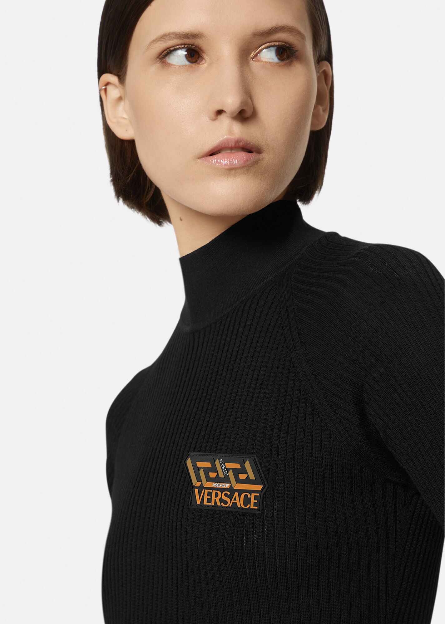 La Greca Accent Wool Sweater - 5