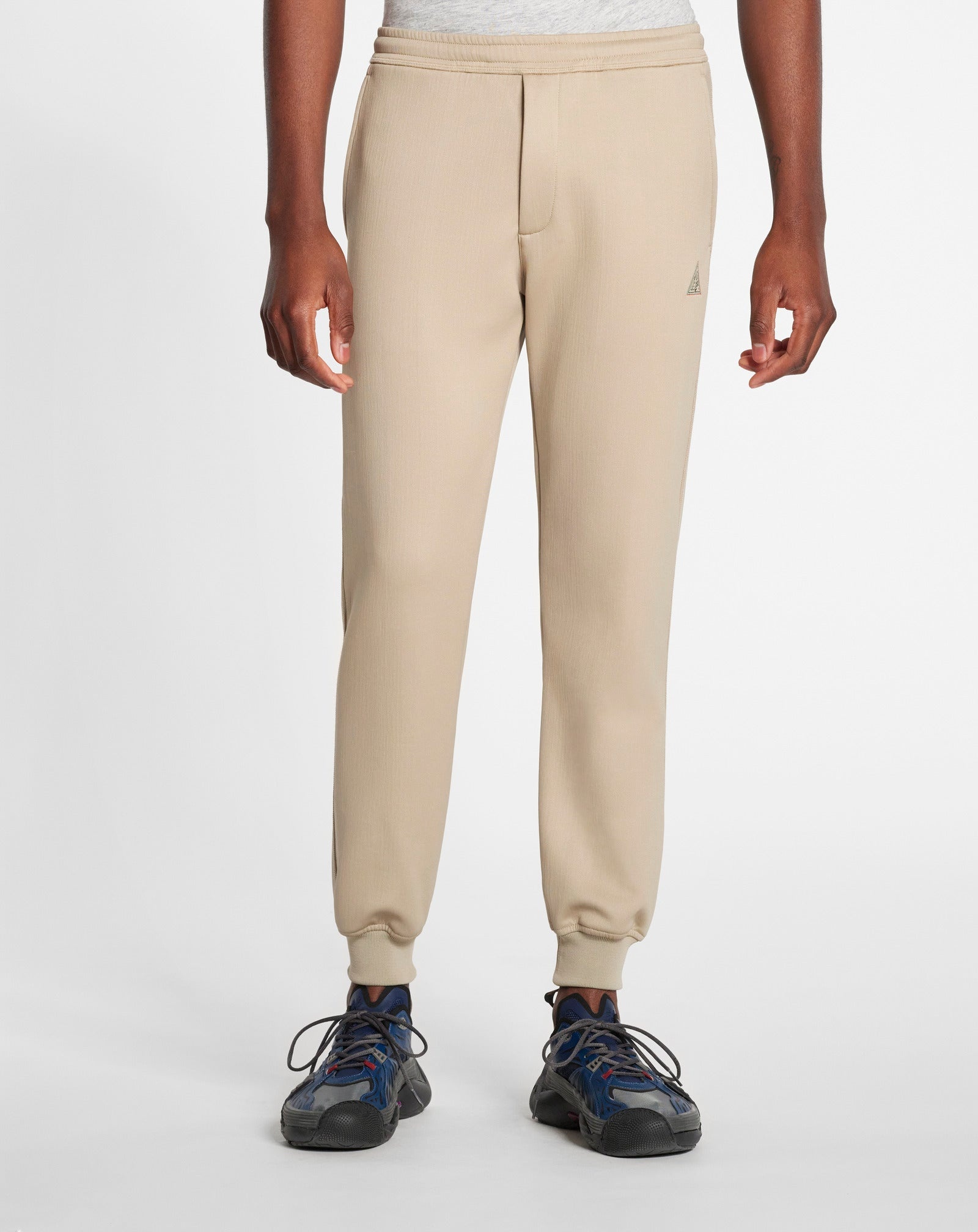 SWEATPANTS WITH EMBROIDERED LANVIN TRIANGLE LOGO - 2