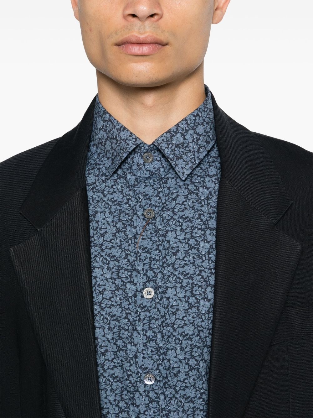floral-print shirt - 5