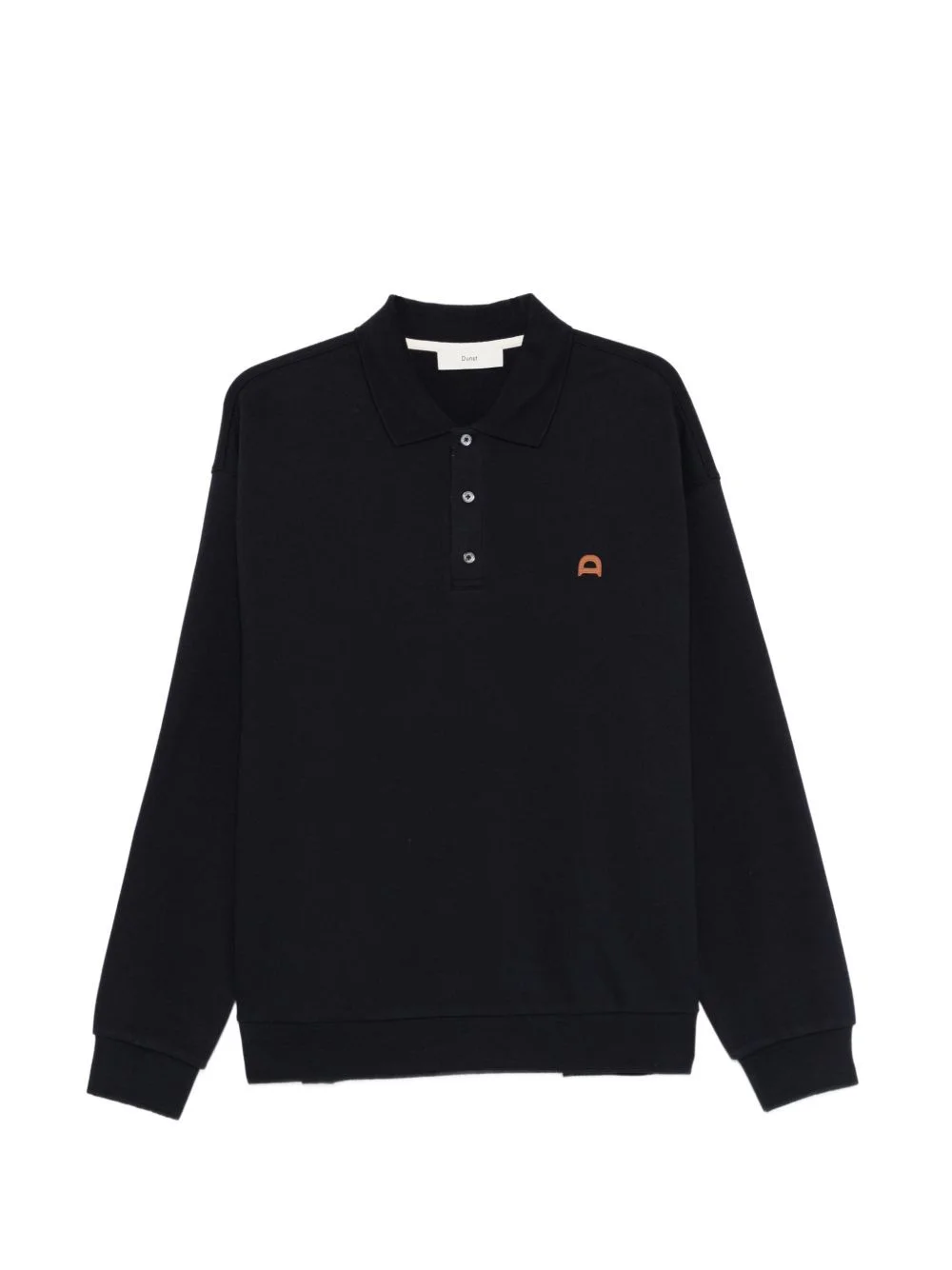 button logo polo shirt - 1