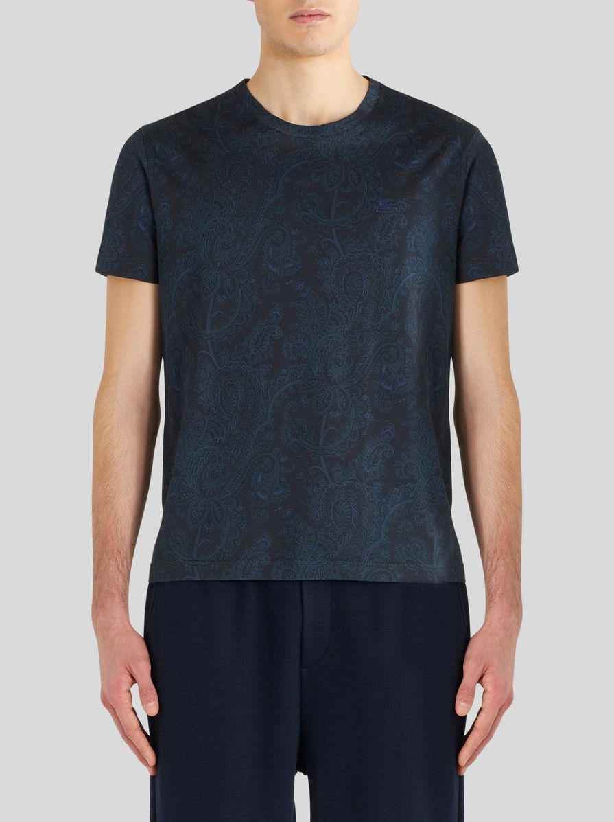 PAISLEY COTTON T-SHIRT - 2