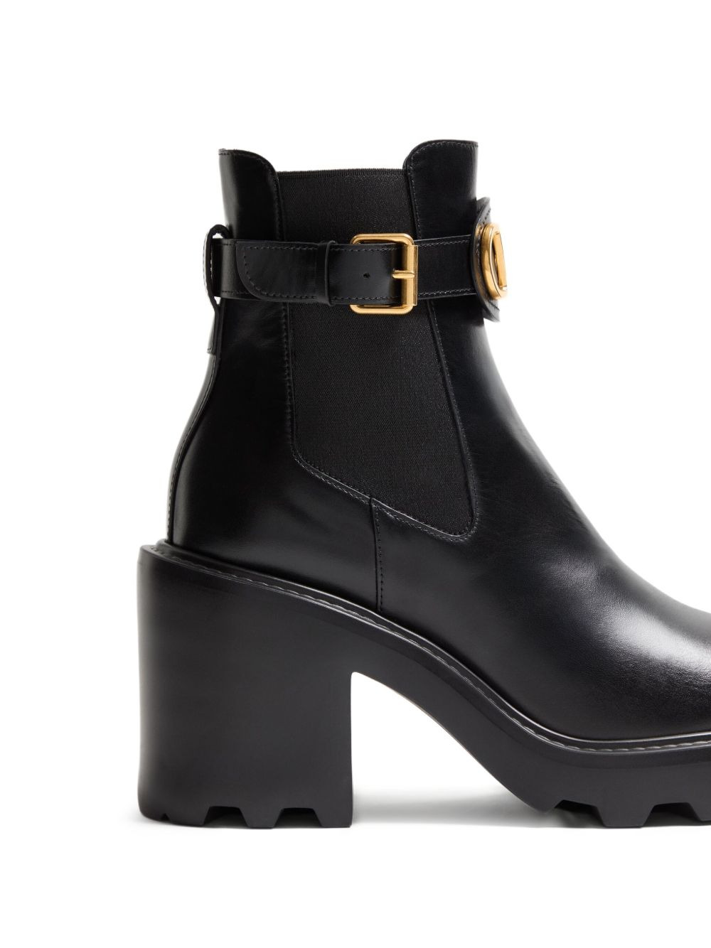 90mm Vlogo Chelsea leather ankle boots - 6