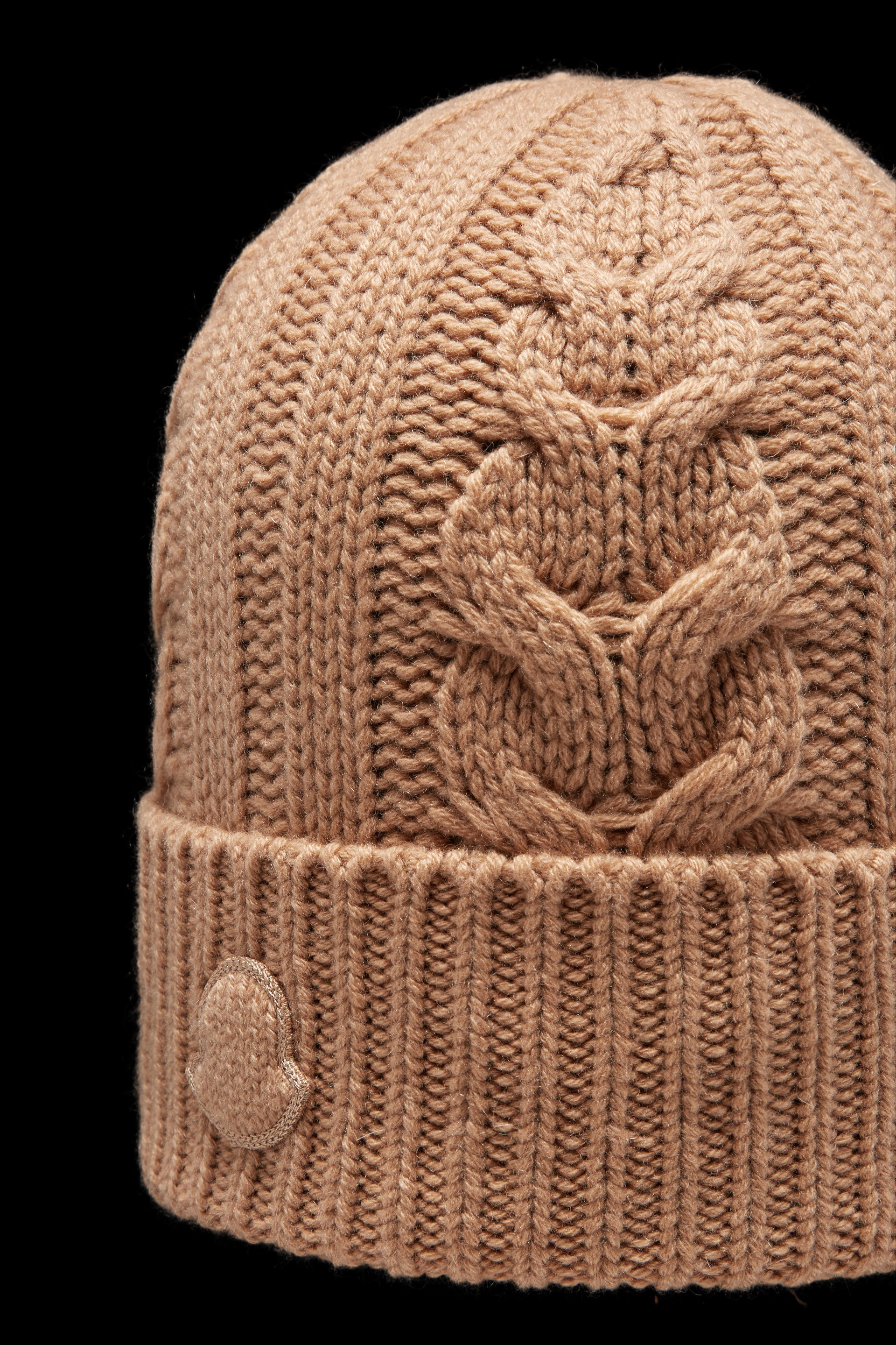 Cable Knit Cashmere Beanie - 3