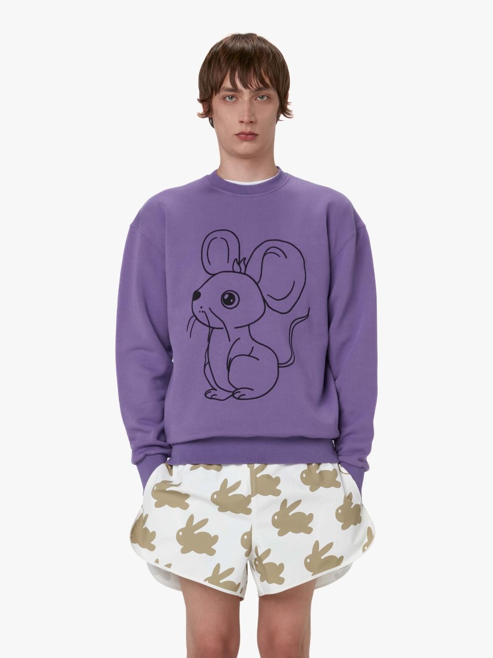 MOUSE EMBROIDERED SWEATSHIRT - 2