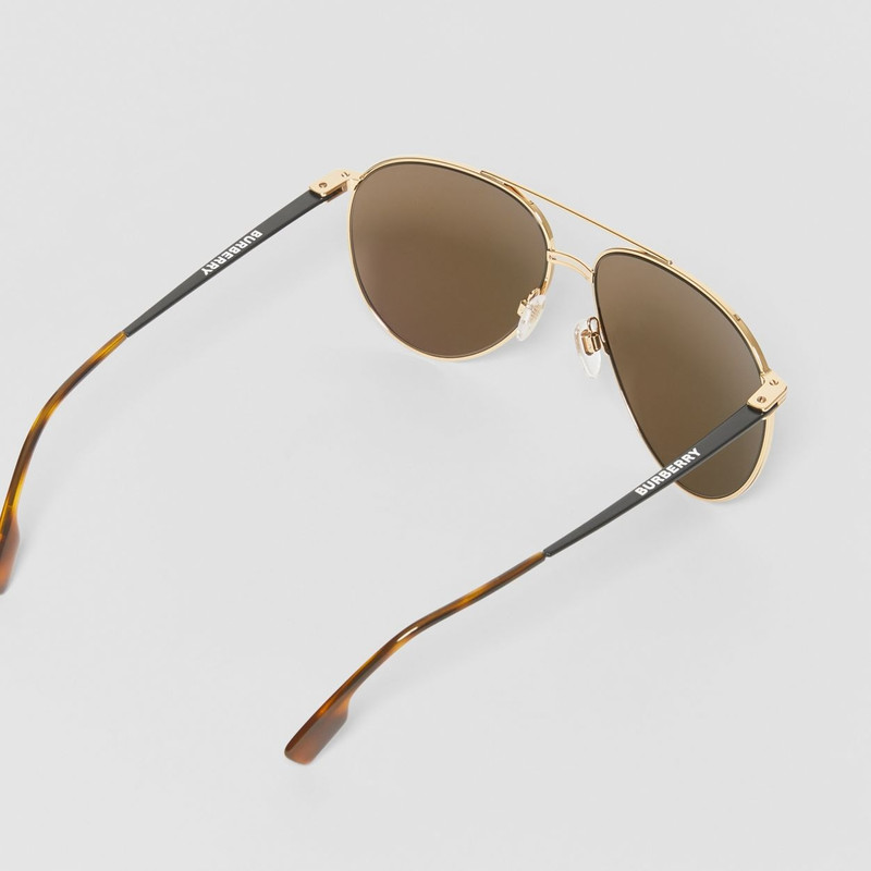 Top Bar Detail Pilot Sunglasses 5