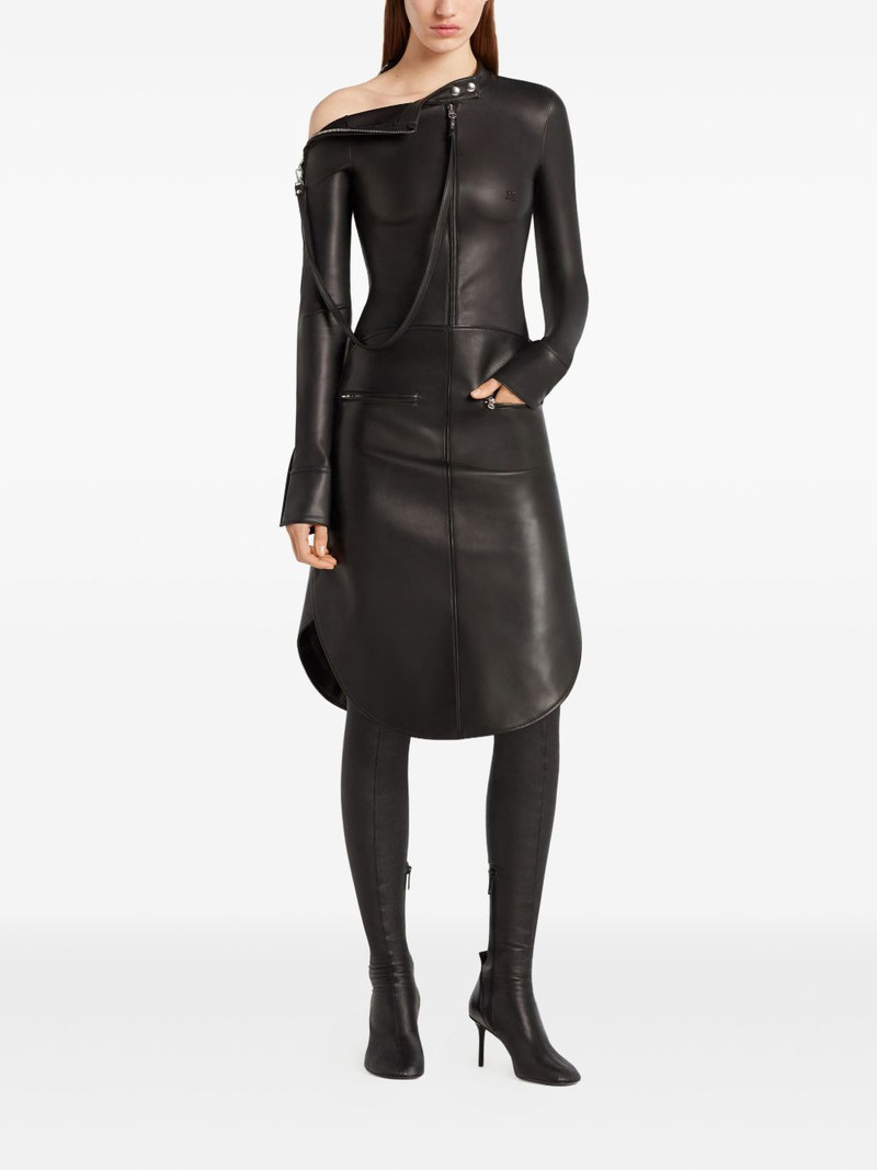 courrèges zip-up biker jacket outlook