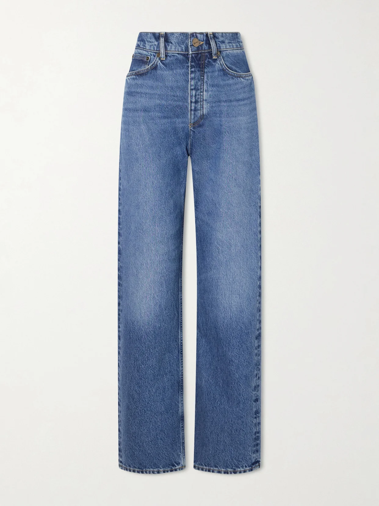 Sharon Mid-rise Straight-leg Jeans - 1