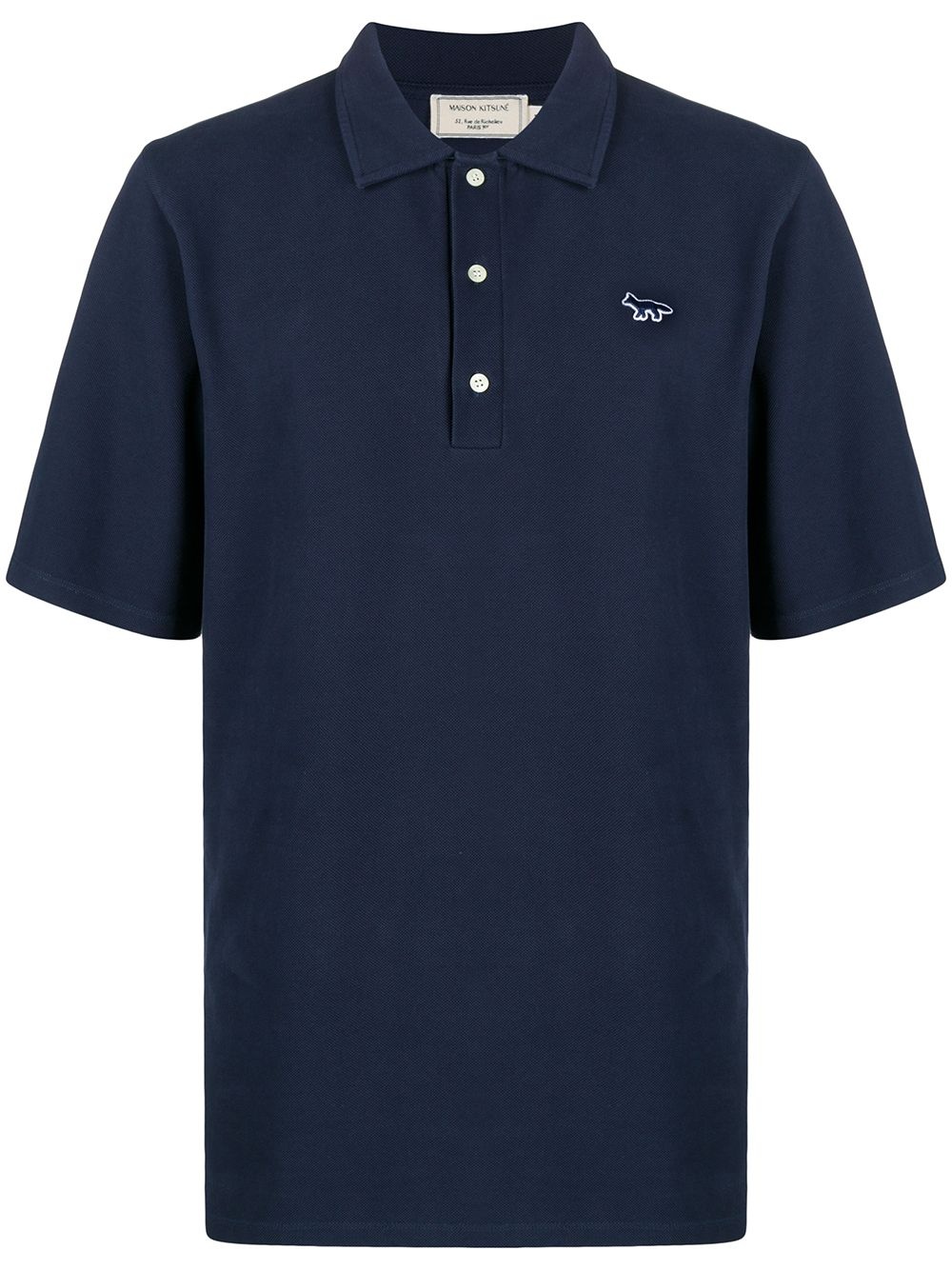 fox patch polo shirt - 1