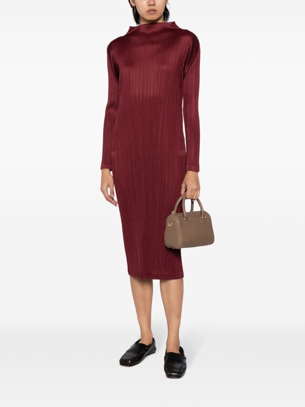 October pleated midi dress - 2