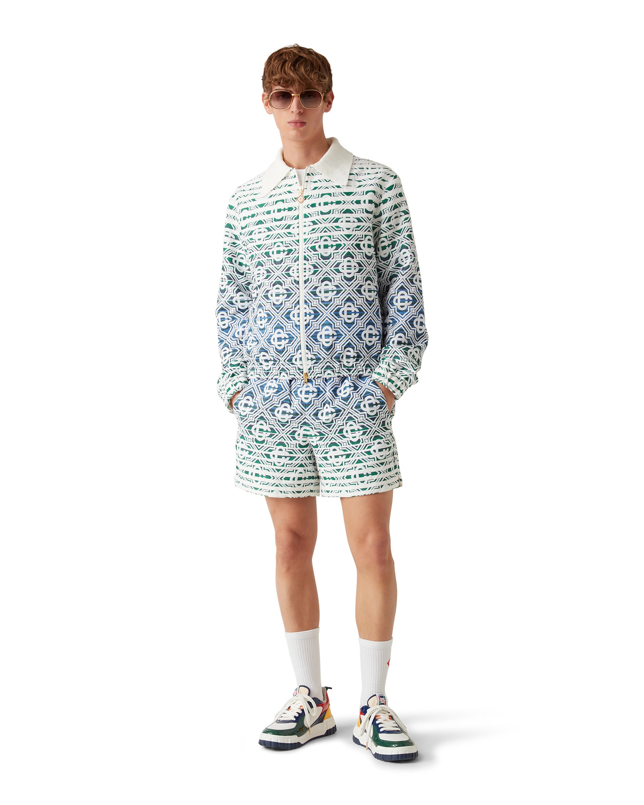 Monogram Gradient Towelling Shorts | Casablanca Paris - 2