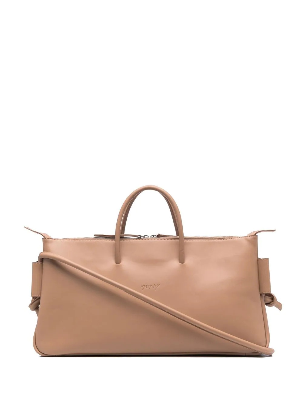 single-strap leather tote - 1