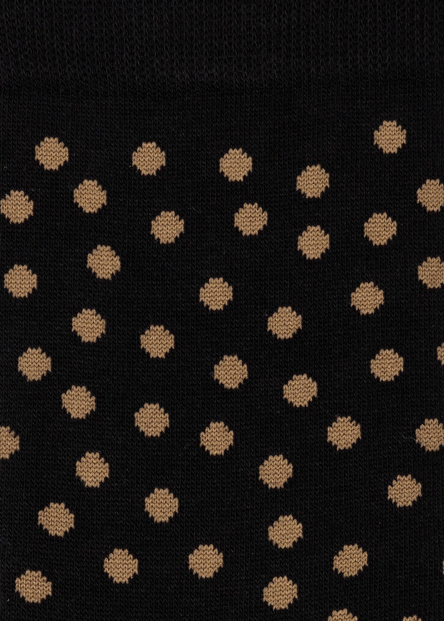 Black Cotton-Blend Polka Dot Socks - 3