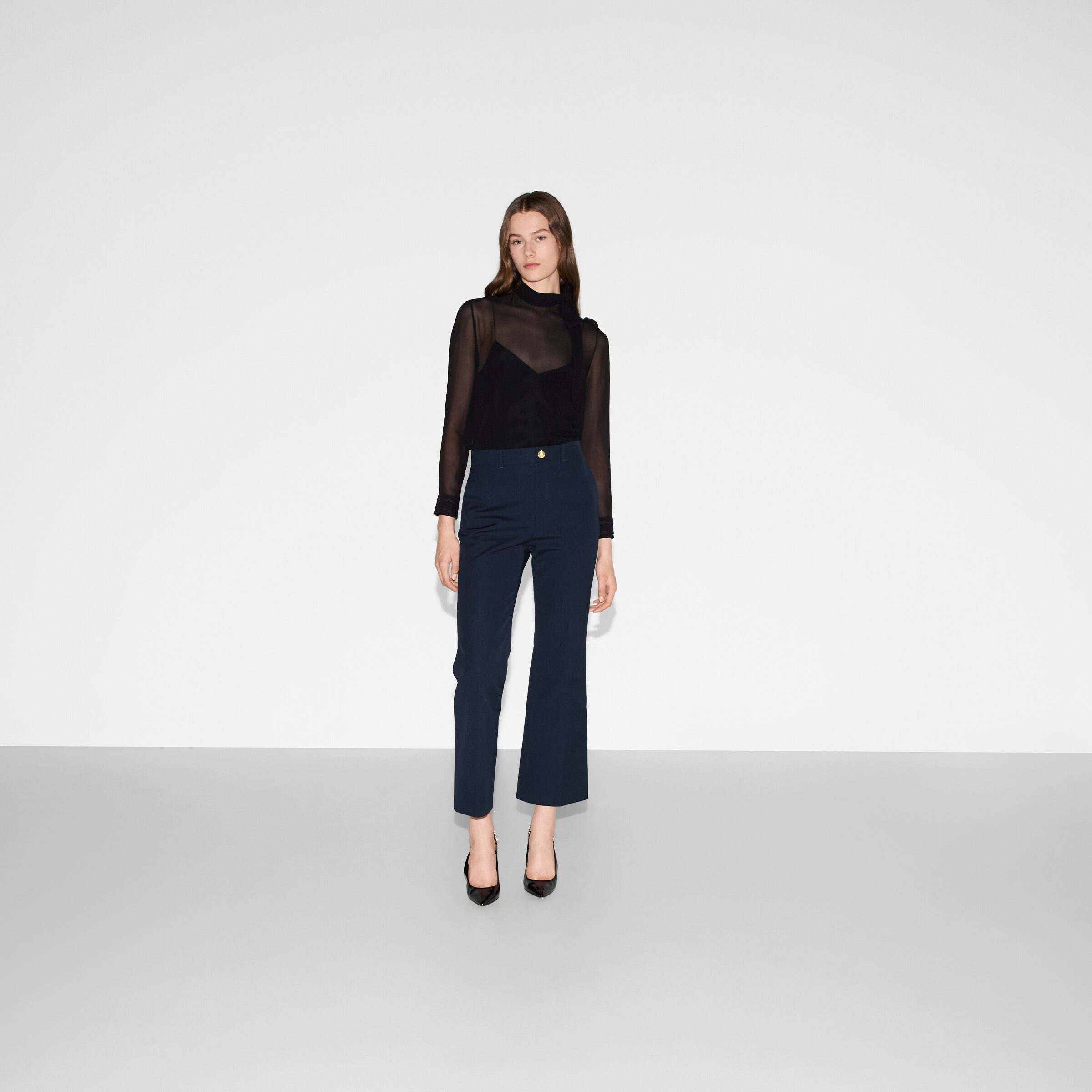 Cotton pants with embroidery - 2