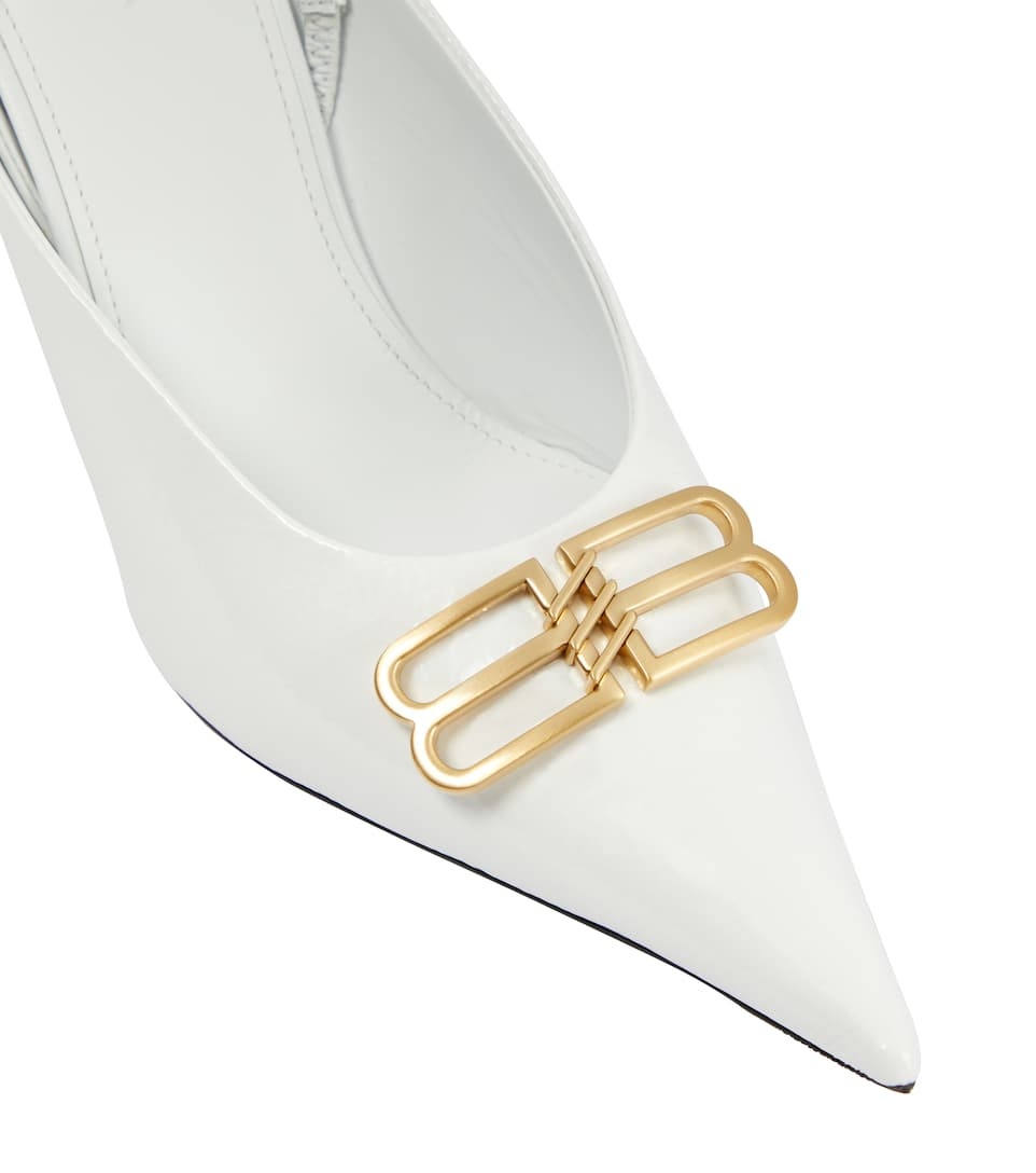 Square Knife BB slingback pumps - 6