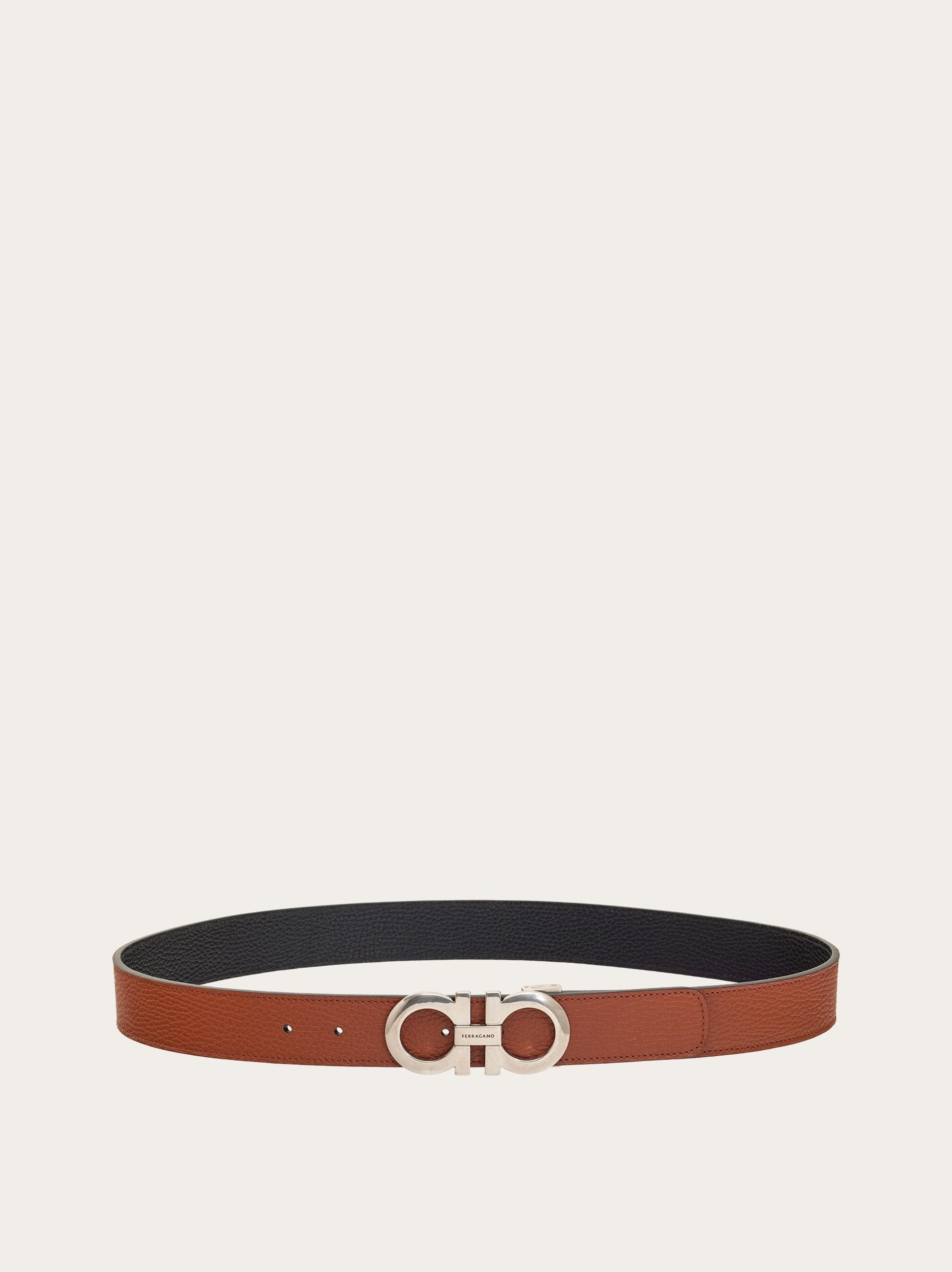 Reversible and adjustable Gancini belt - 3