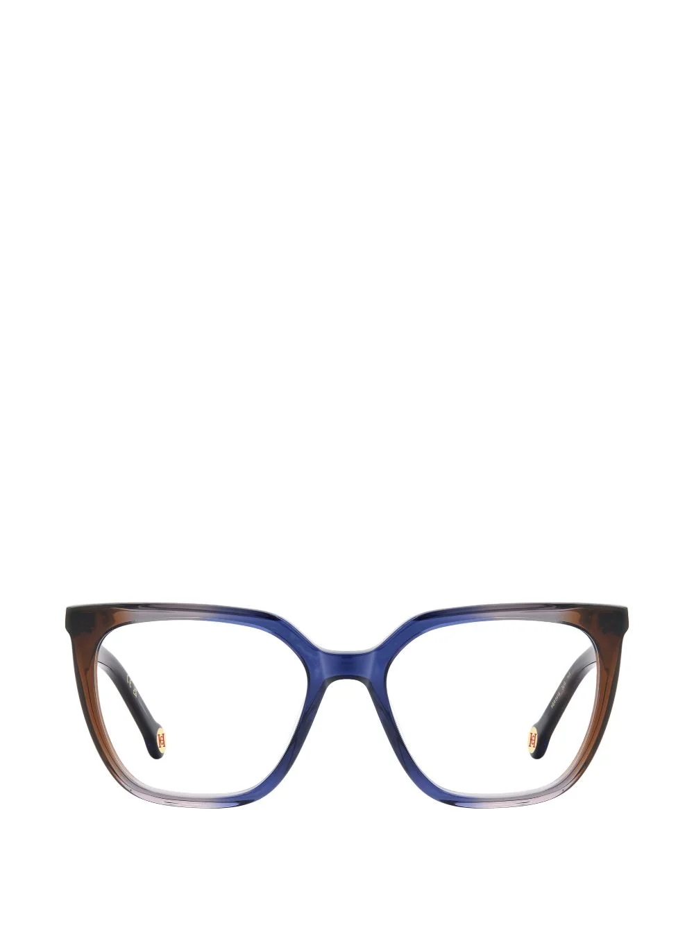 geometric-frame glasses - 1