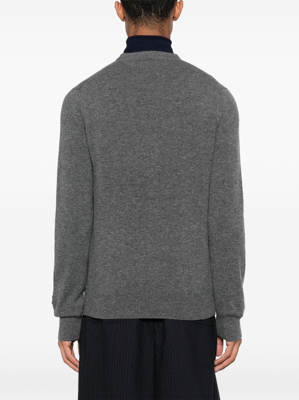 x the Artist Invader wool cardigan - 4