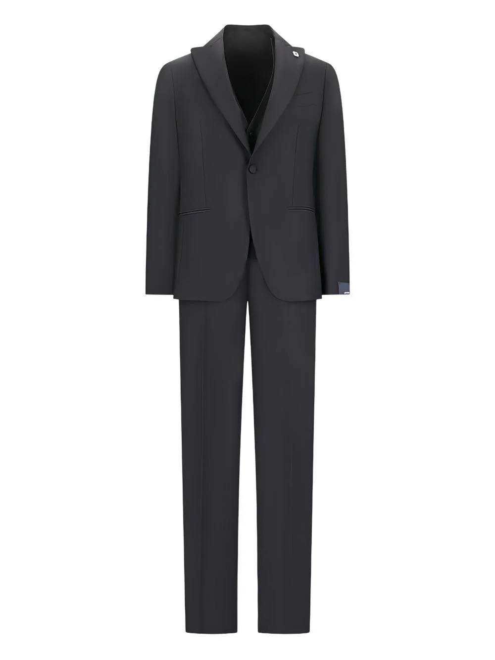 peak-lapels three-pieces suit - 1