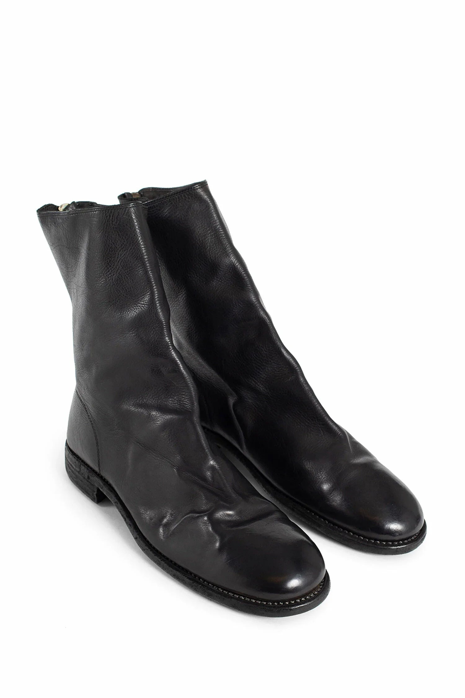GUIDI MAN BLACK BOOTS - 7