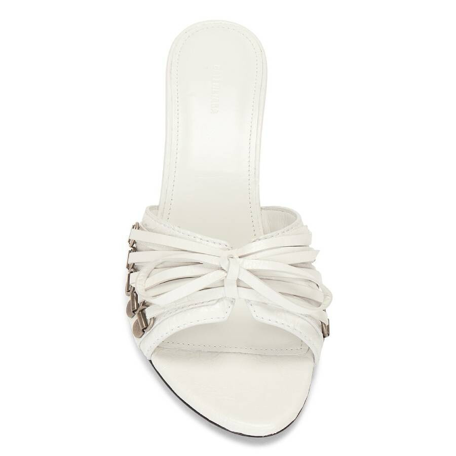 Balenciaga Cagole 70 Leather Mule Sandals - 4