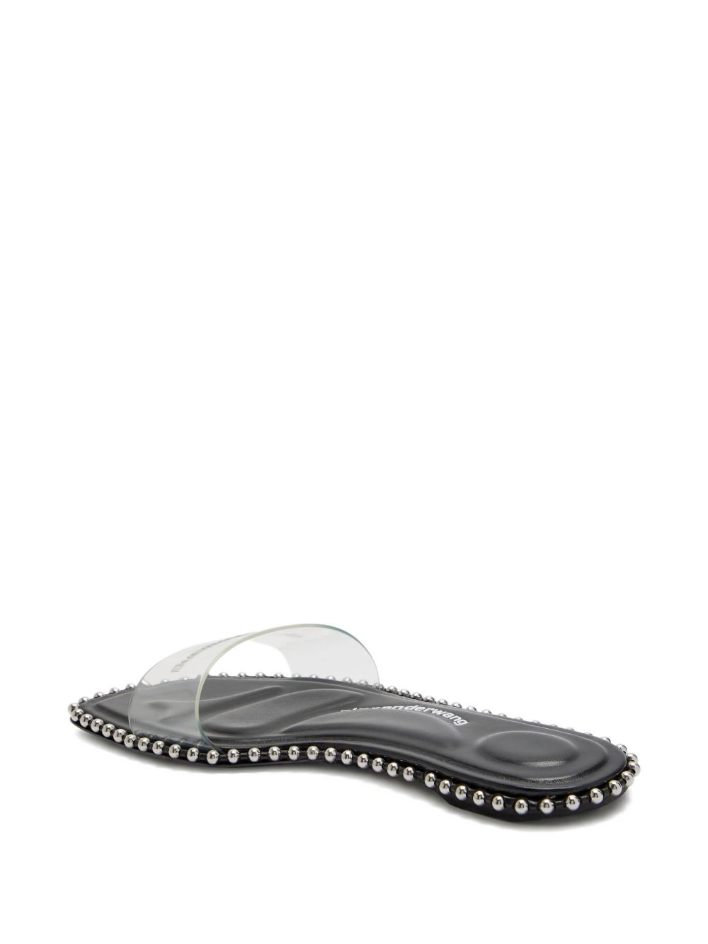 clear-strap flat sandals - 2