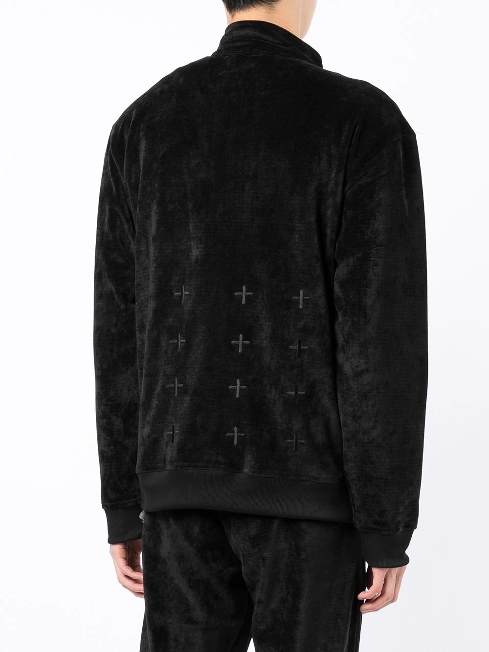 embroidered-logo bomber jacket - 4