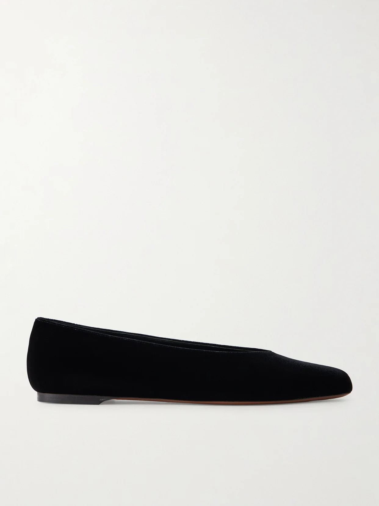 Beid Velvet Ballet Flats - 1