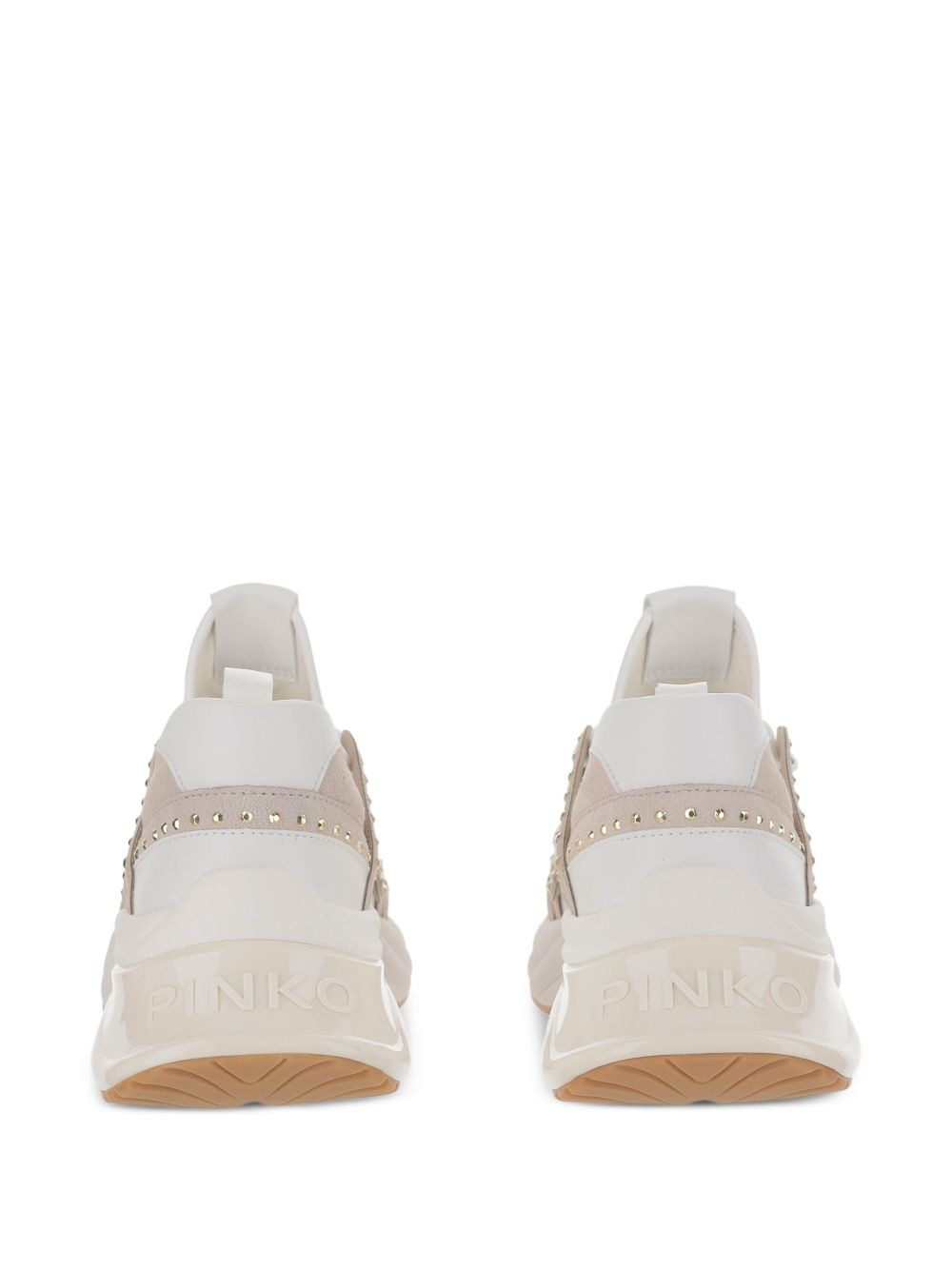 Ariel rhinestone-embellished lace-up sneakers - 3