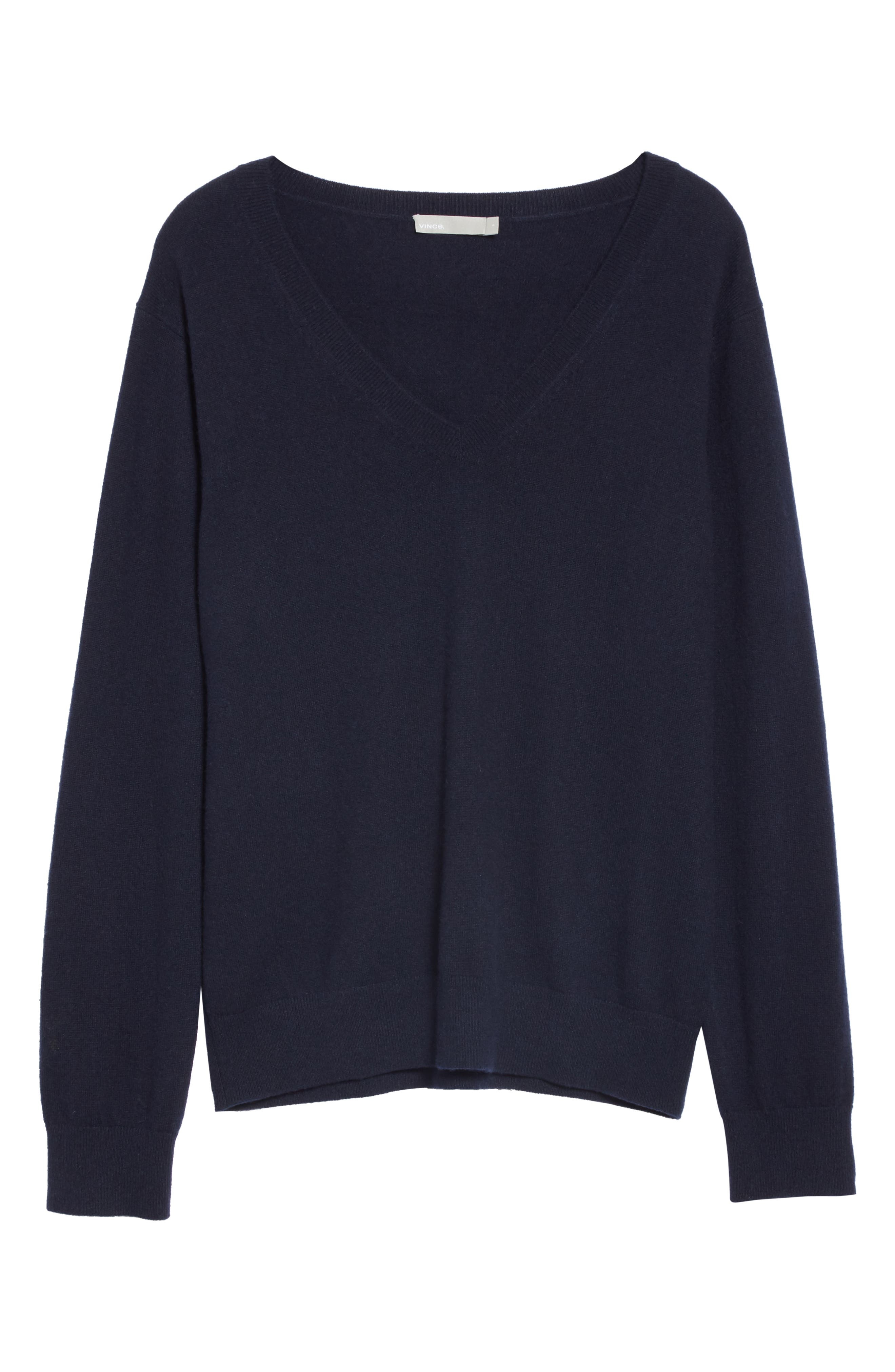 Vince Weekend V-Neck Cashmere Sweater in Coastal at Nordstrom - 5