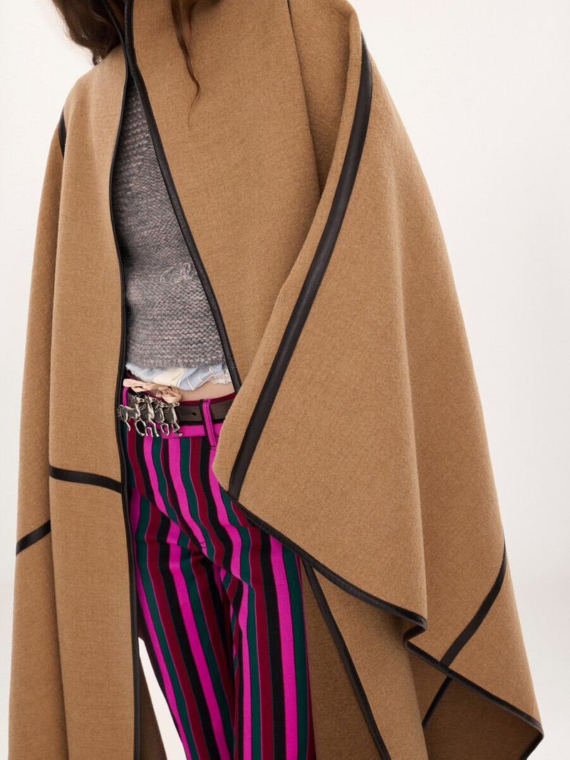 OVERSIZED LONG CAPE COAT IN WOOL 4