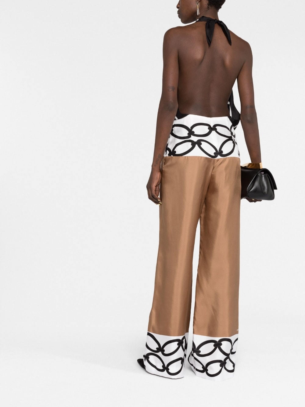 Chain 1967 Foulard silk jumpsuit - 4