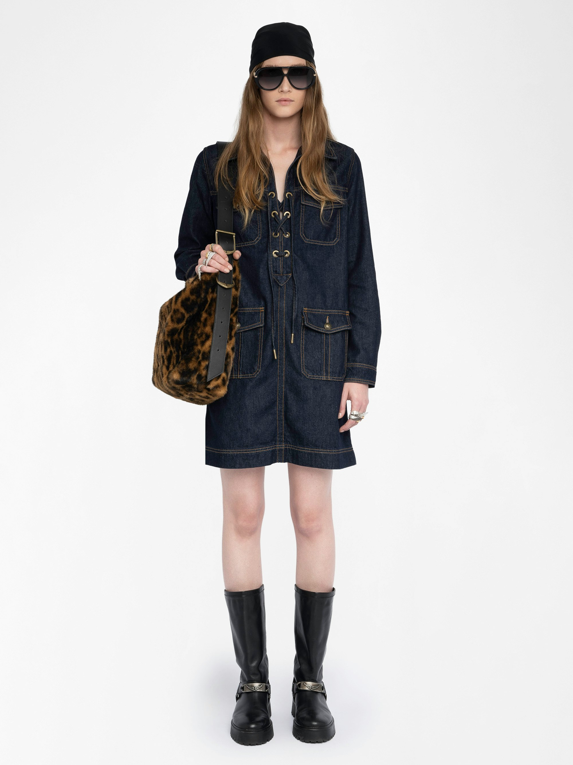 Remacha Denim Dress - 2