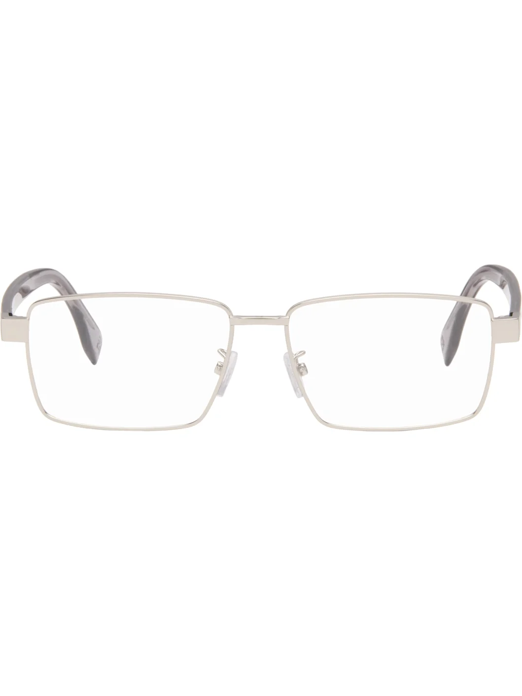 Silver 'Fendi Sky' Glasses - 1