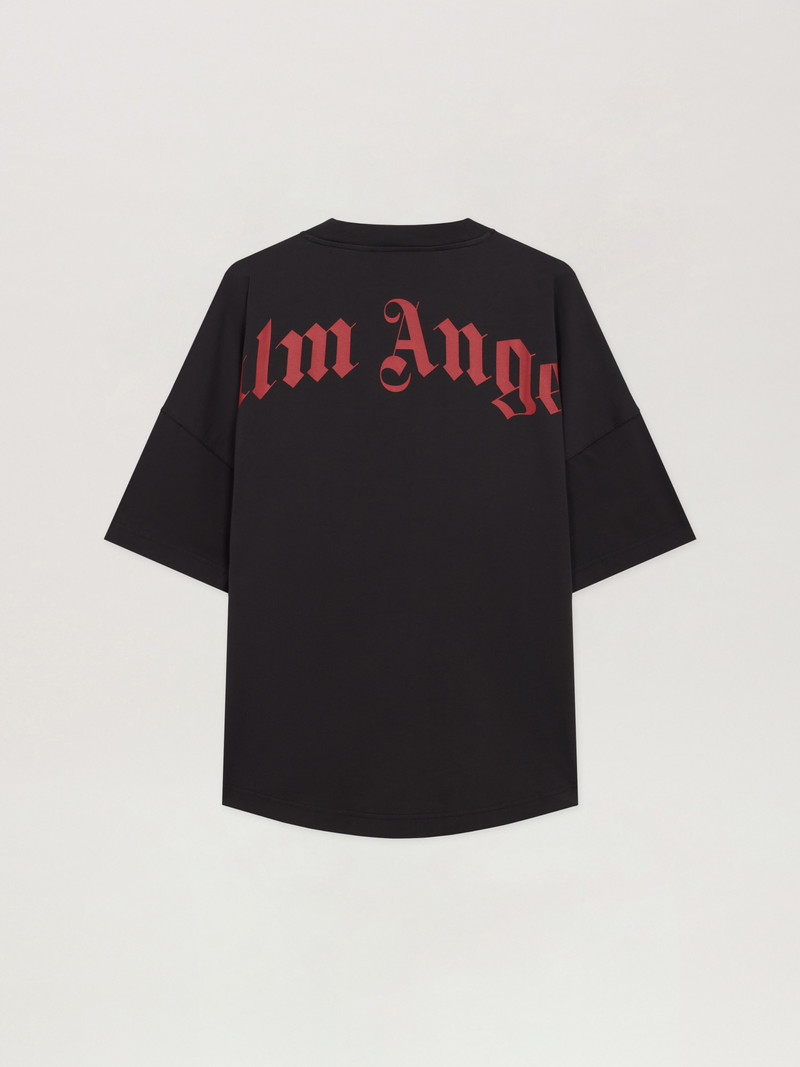 Palm Angels Curved Logo Over T-shirt outlook